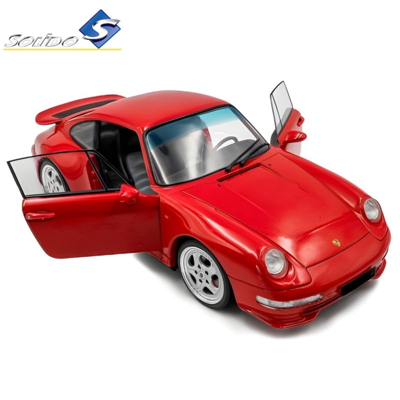 Solido 1/18 1997 porsche 911 993 carrera rs , red, , medium-null