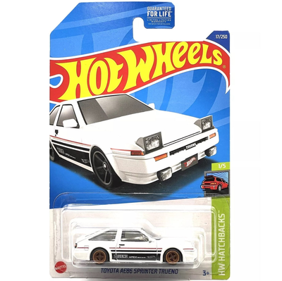 Hot wheels toyota ae86 sprinter trueno – hw hatchbacks 17/250 2021 1/64 die-cast model, , medium