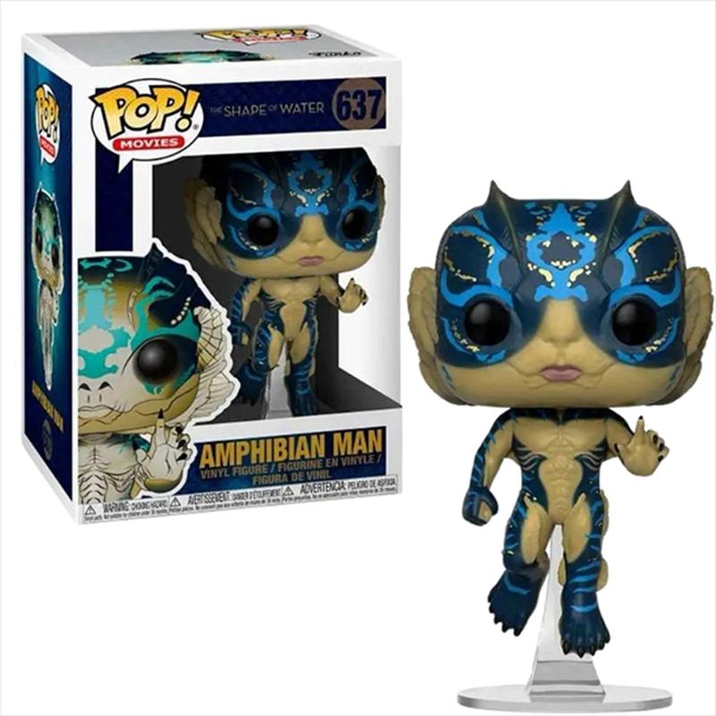 Funko pop!  movies: the shape of water amphibian # 637, , medium-null