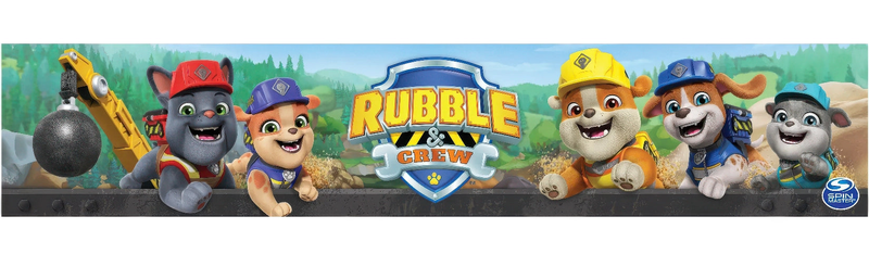 Paw patrol rubble & crew motor`s wrecking ball toy truck, , medium-null