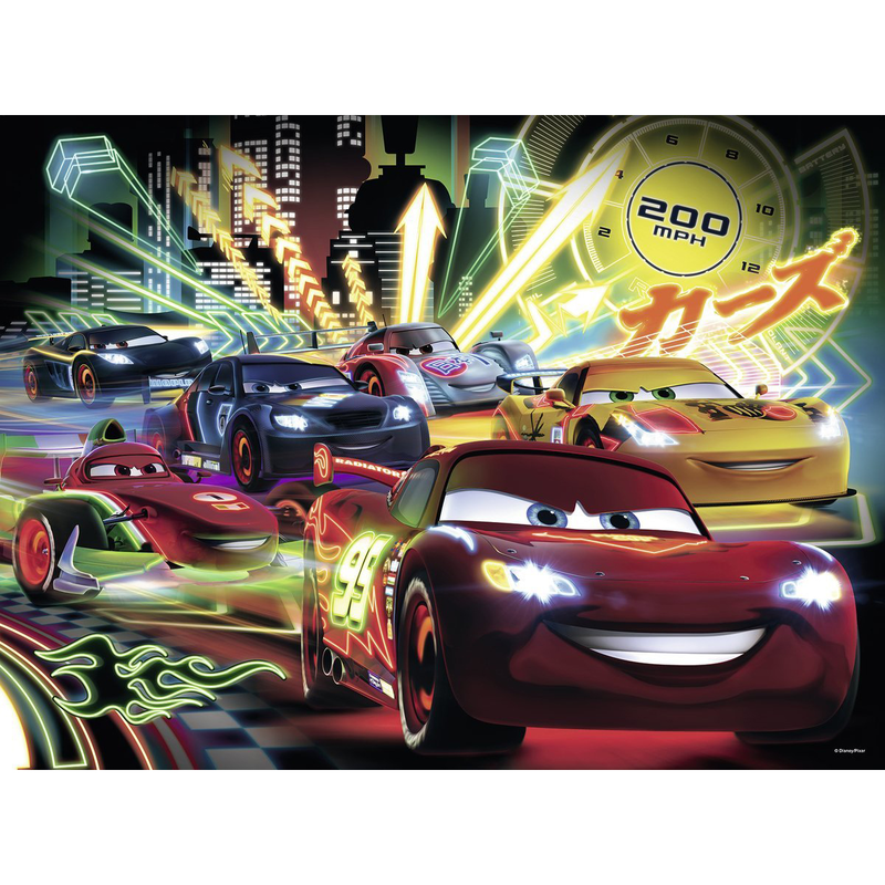 Product image: Cars néon puzzle 100pcs, , medium-null