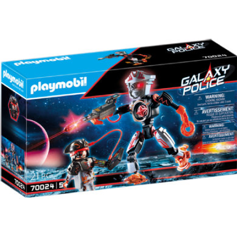 Playmobil 70024 galaxy police galaxy pirates robot, , medium-null