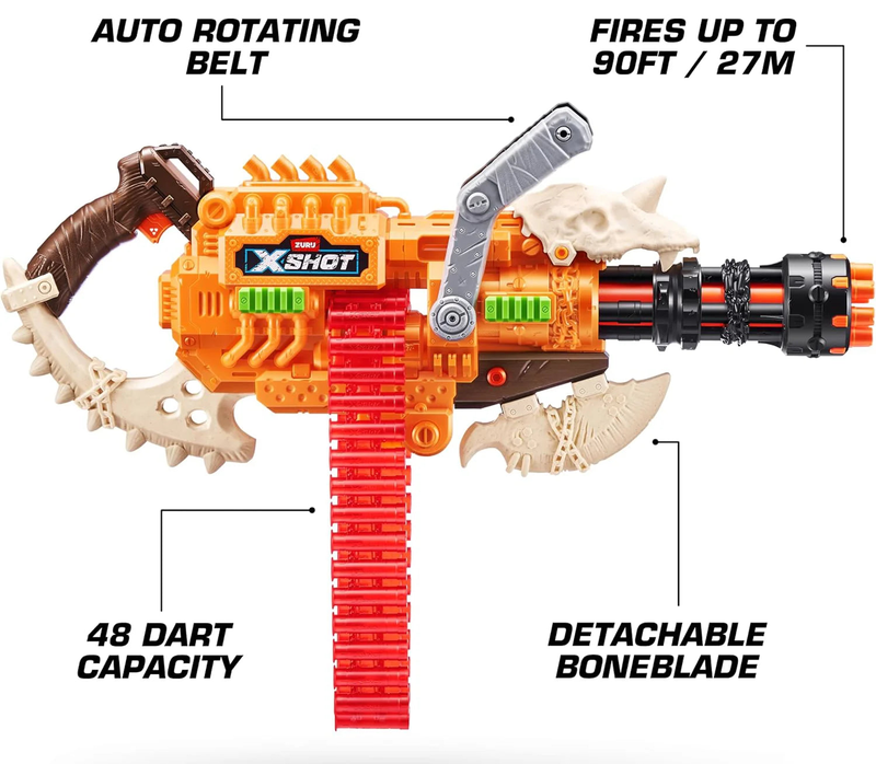 Zuru xshot insanity horrorfire dread hammer 48 darts, , medium-null