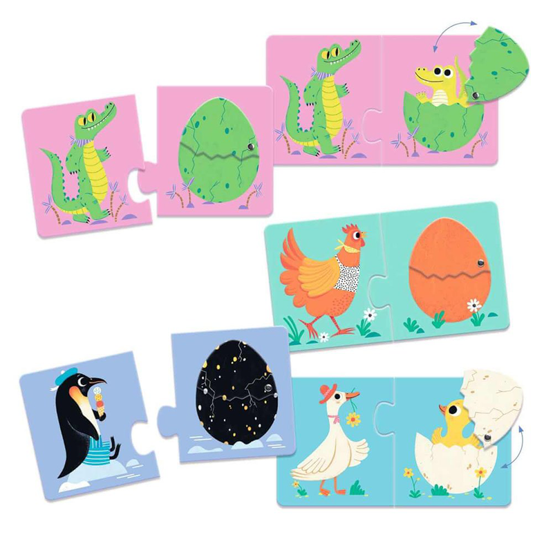 Funny eggs 2pcs puzzles, , medium image number null