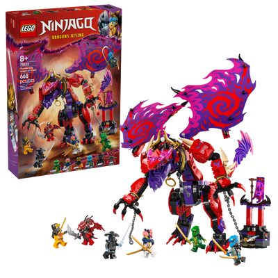 Lego ninjago 71832 thunderfang dragon of chaos, , medium