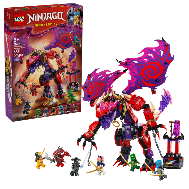 Lego ninjago 71832 thunderfang dragon of chaos, , medium-null
