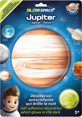 Buki france glow in the dark phosphorescent planet - jupiter, , medium