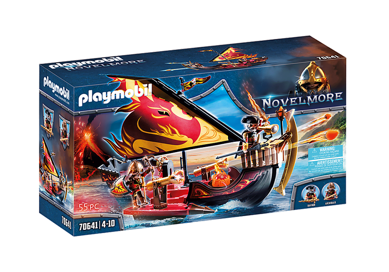 Product image: Playmobil 70641 burnham raiders fire ship, , medium-null