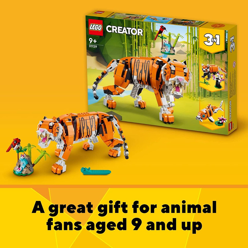 Lego creator majestic tiger 31129 &gamma;&iota;&alpha; &eta;&lambda;&iota;&kappa;ί&epsilon;&sigmaf; 9+, , medium-null