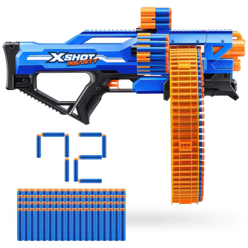 Zuru x-shot insanity mad mega barrel blaster-null