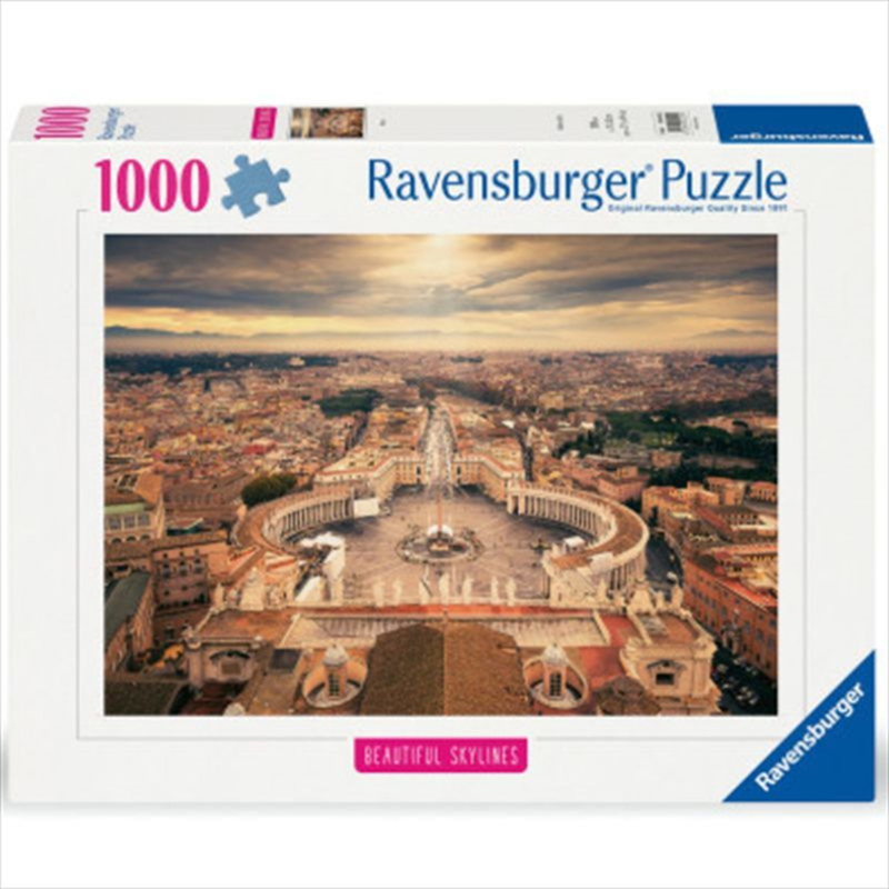 Ravenburger 1000 pcs - puzzle rome 12000015, , medium-null