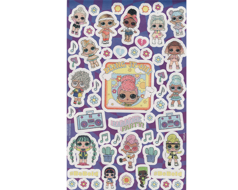 Lol surprise sticker book (4 sheets 150+ stickers), , medium-null