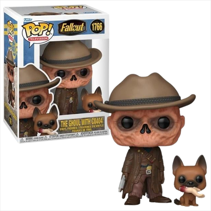 Funko pop! Television: fallout - the ghoul with cx404 #1766 vinyl figures, , medium-null