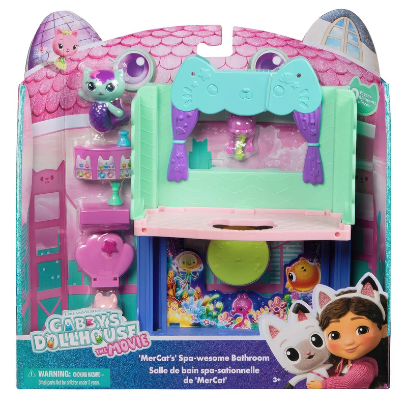 Gabby's dollhouse the movie mercat's spa-wesome bathroom, , medium-null