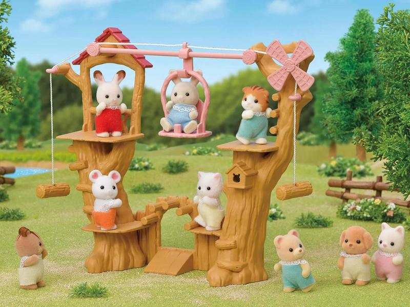 Sylvanian families baby ropeway park, , medium image number null