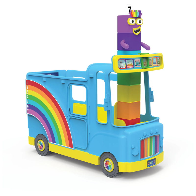 Hand2mind numberblocks rainbow counting bus, , medium image number null