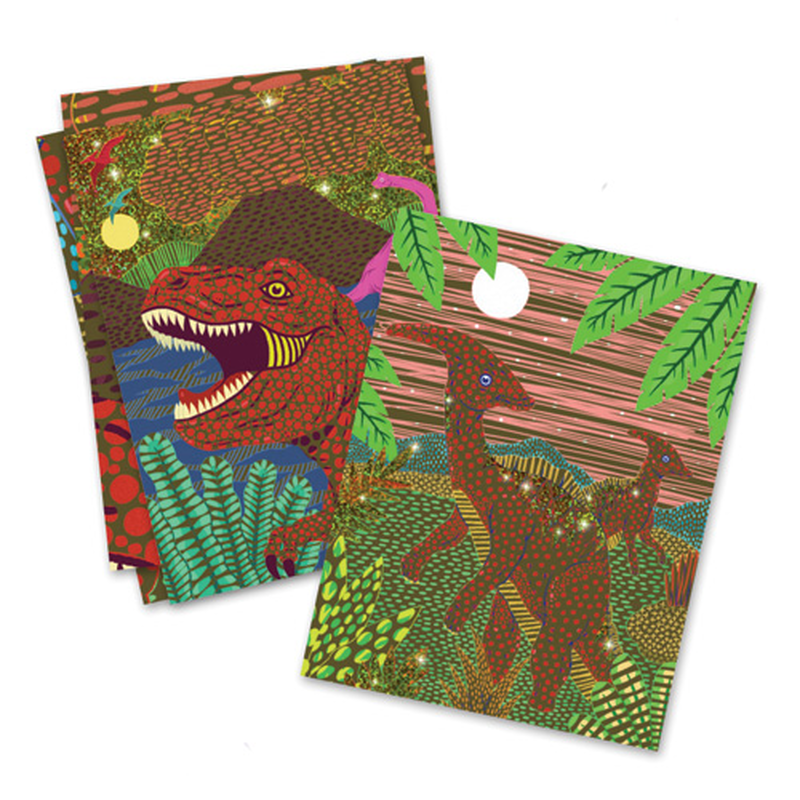 Design small gift - scratch cards when dinosaurs reigned, , medium image number null