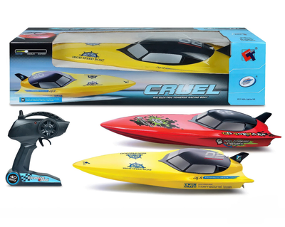 Cruel high-speed 2.4 GHz rc racing boat 74cm with lights