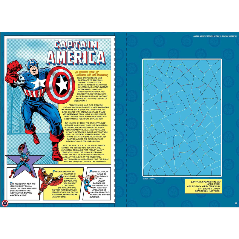 Product image: Marvel sticker art puzzles, , medium-null