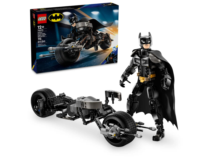 Lego 76273 dc batman™ construction figure and the bat-pod bike, , medium-null