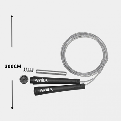 Speed rope, Black, medium