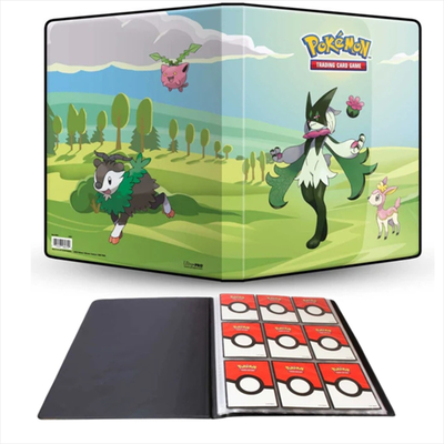 Pkm pokemon up - character line - morning meadow 9-pocket portfolio 5-sheet for pokémon