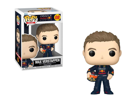 Funko pop! F1 racing: oracle red bull racing - max verstappen with helmet #08, , medium