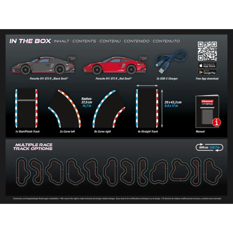 Carrera hybrid unlimited racing - devil drivers racing set 50050002, , medium-null