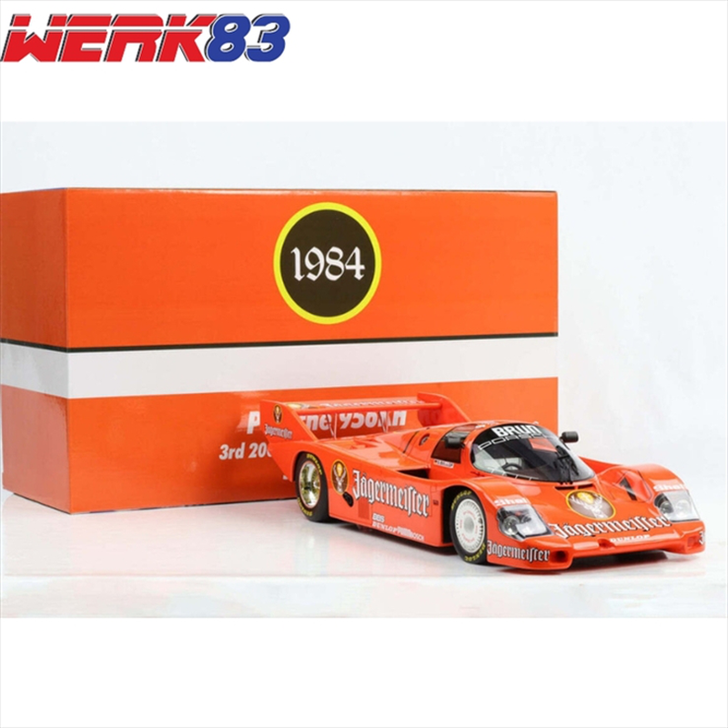 Werk83 1/12 1984 porsche 956k brun #1 stefan bellof 3rd 200 meilen norisring, orange, , medium-null