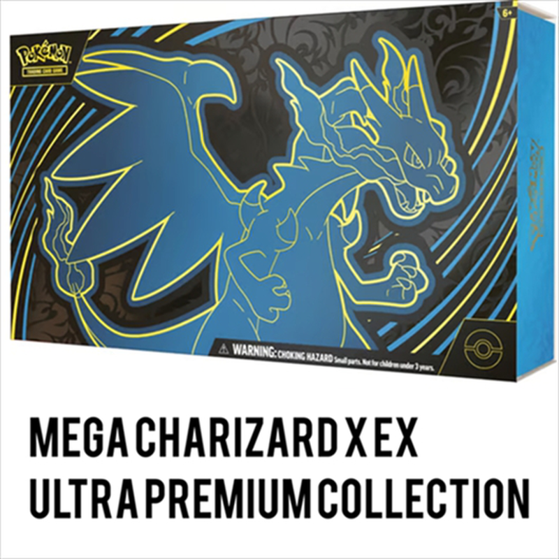 Pkm - pokemon - mega charizard x ex ultra premium collection, , medium-null