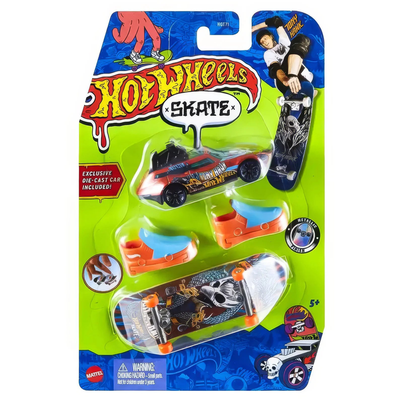 Hot wheels skate collector skate shoes & car - assortment image number null