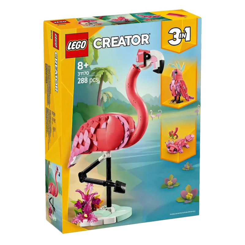 Product image: Lego creator 31170 wild animals: pink flamingo, , medium-null