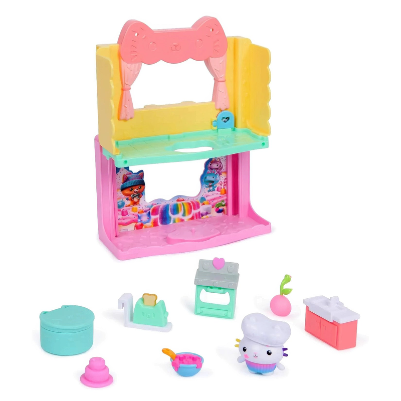 Gabby's dollhouse the movie cakey's sprinkle cake-tastic kitchen, , medium-null