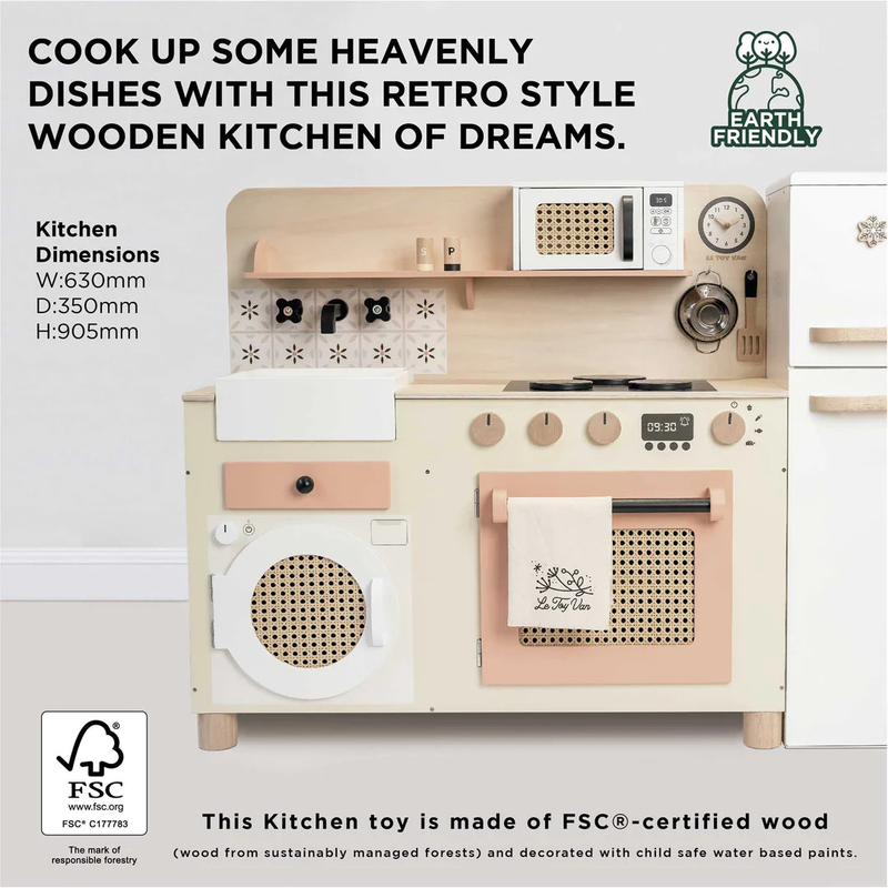 Product image: Le toy van large wooden play kitchen, , medium-null