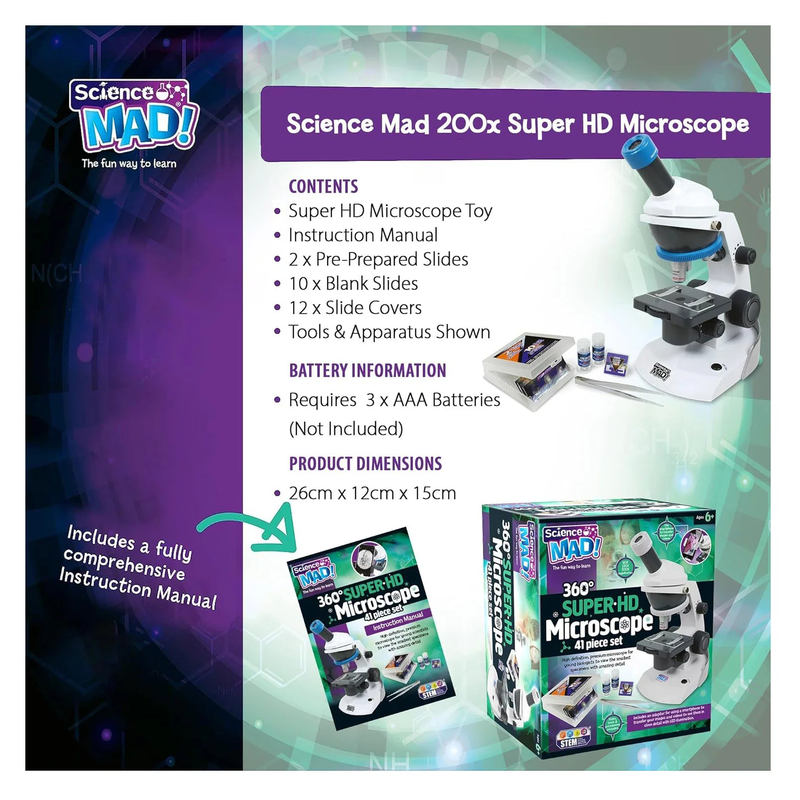 Product image: Science mad telescope & microscope combined set, , medium-null