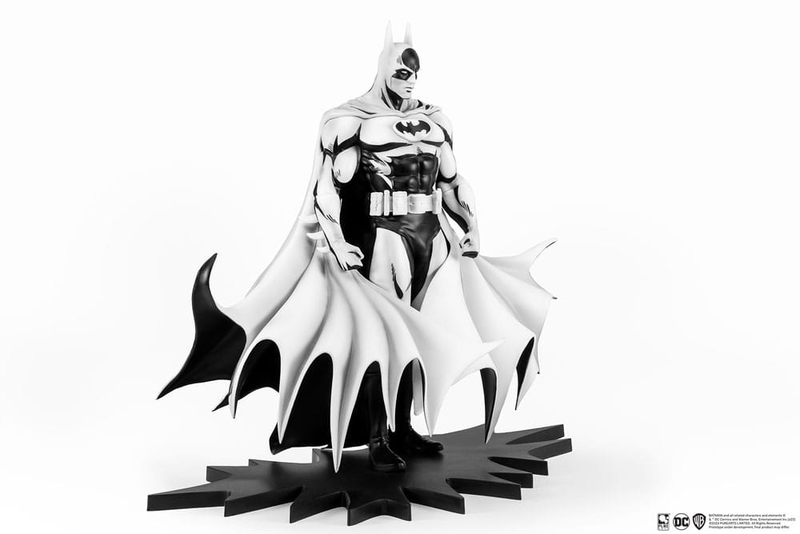 Pure arts - batman px pvc statue 1/8 sdcc 2024 batman black & white version 27 cm, , medium-null