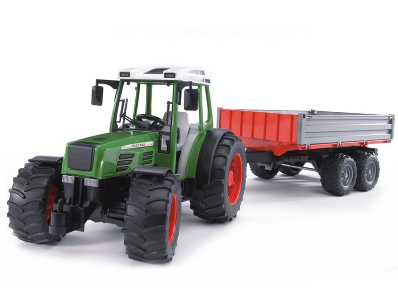 Bruder 02104 fendt 209 s with tipping trolley 3y+, , medium-null