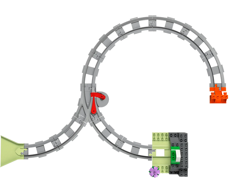 Lego duplo 10425 train tunnel and tracks expansion set, , medium-null