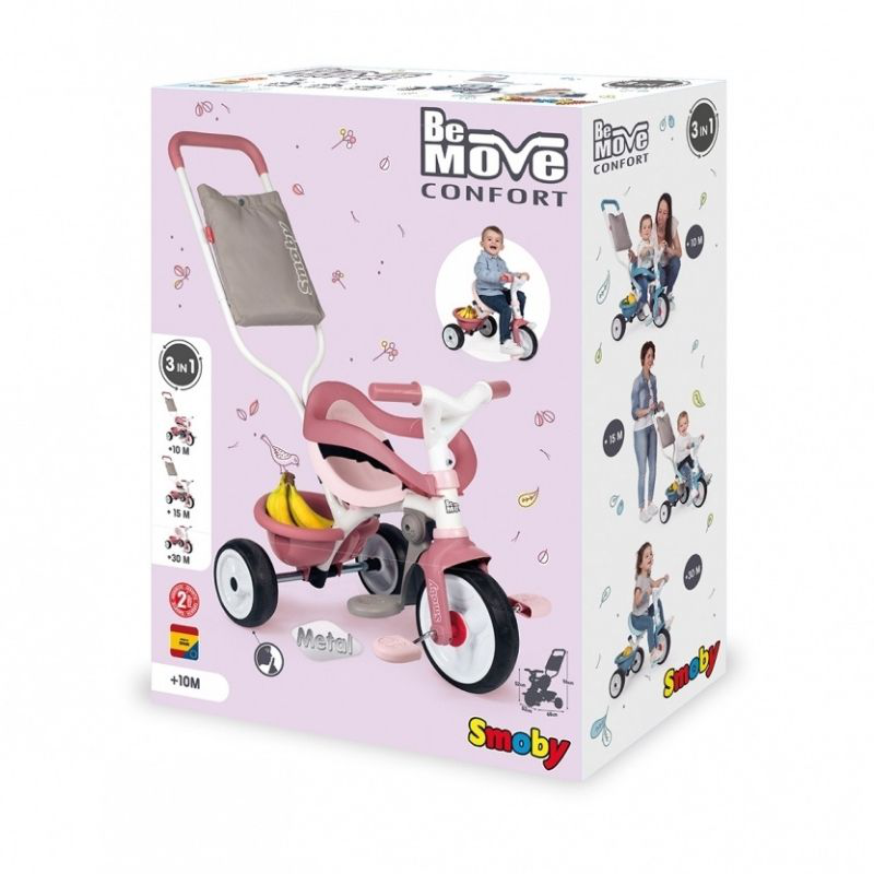 Product image: Smoby be move comfort tricycle pink 740415, , medium-null