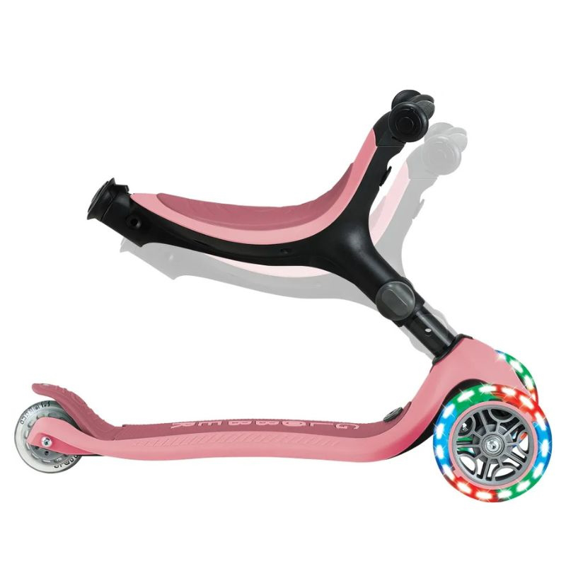 Globber scooter go.up active lights 360 pastel pink 749-310, , medium-null