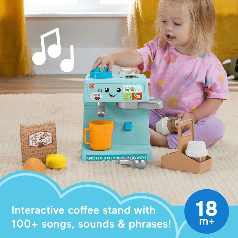 Fisher-price laugh &amp; learn &amp; serve coffee cafe, , medium-null