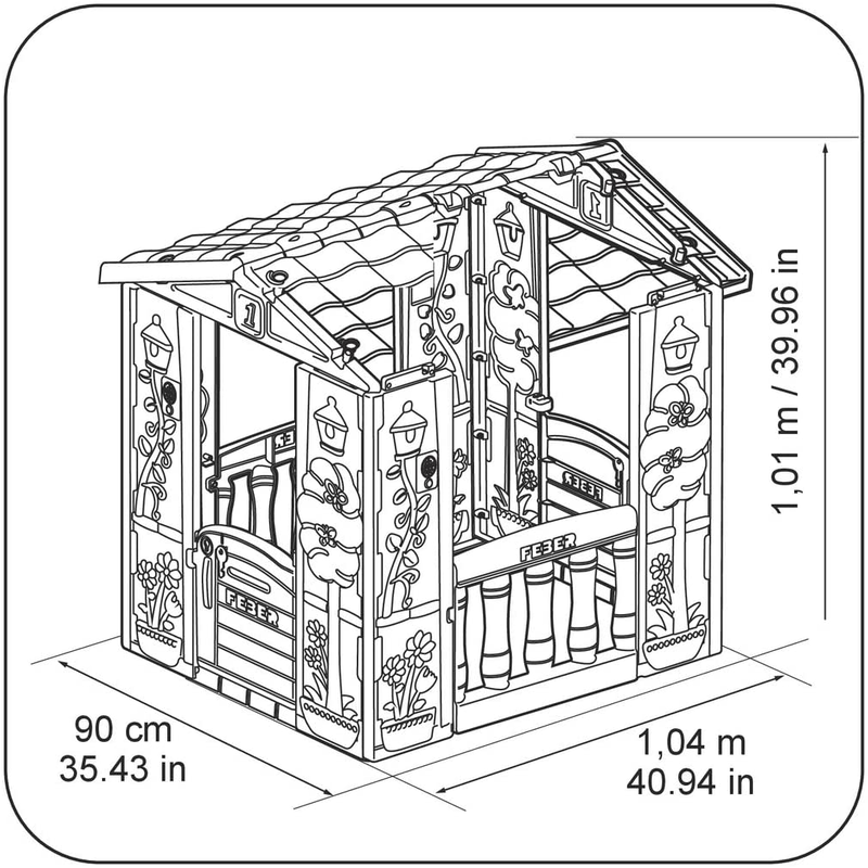 800012380 feber - playhouse happy house (famosa 800012380), , medium-null