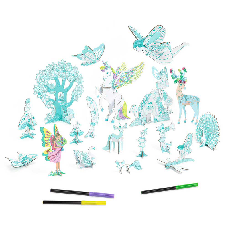 Fairy world - color and assemble, , medium image number null