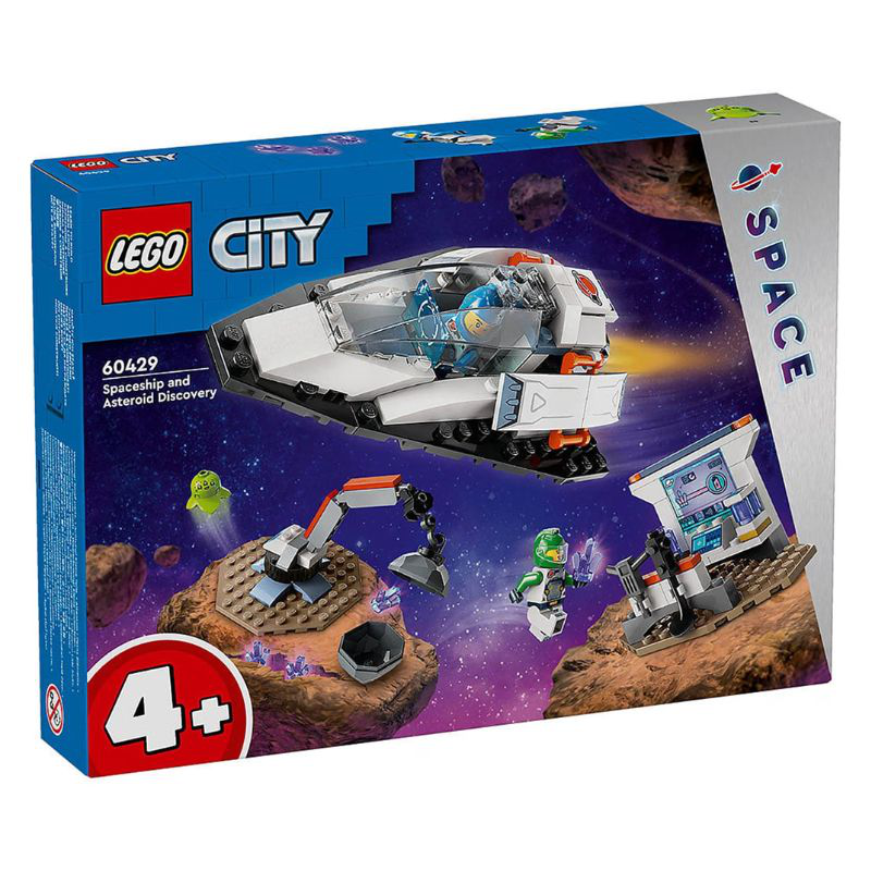 Lego city spaceship and asteroid discovery 60429 for ages 6+, , medium-null