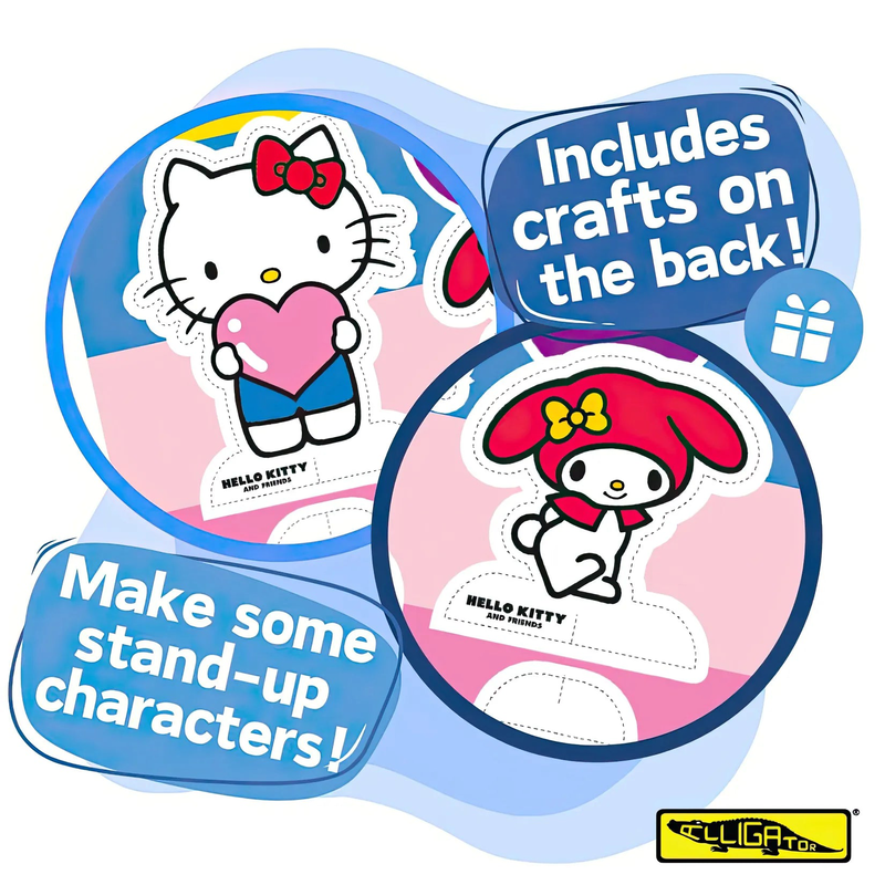 Hello kitty & friends colouring book, , medium-null