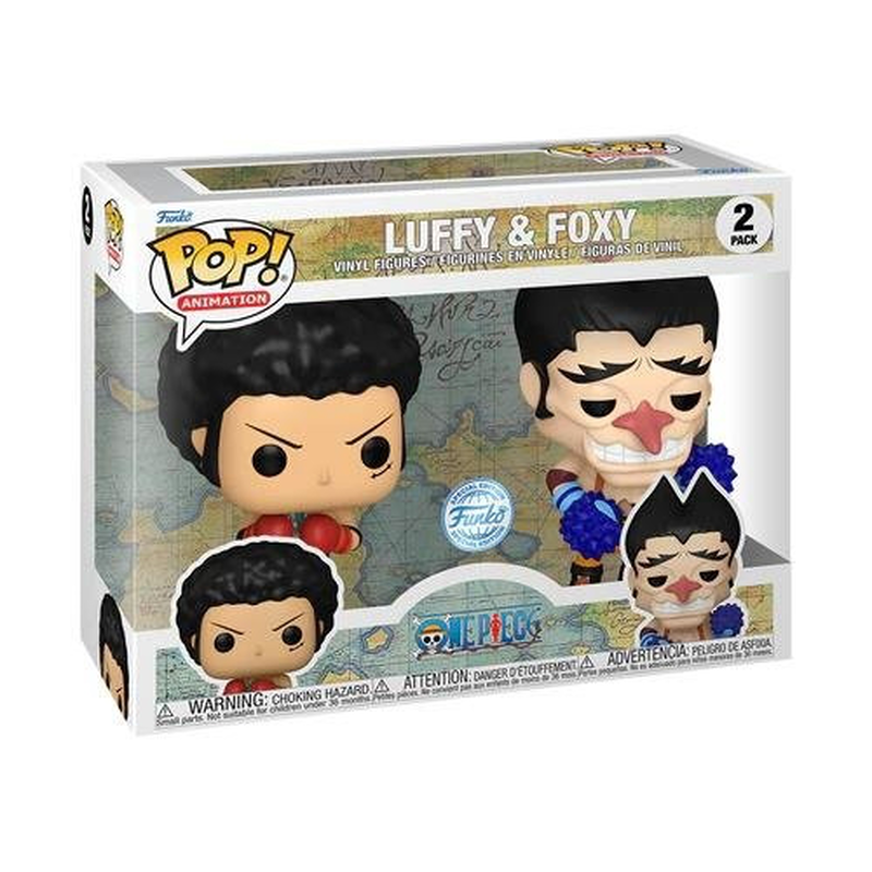 Product image: Funko pop! 2-pack animation: one piece - monkey d. Luffy foxy* special edition vinyl figures, , medium-null