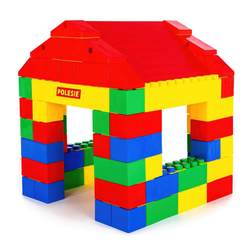 Polesie house building blocks set 134 pcs, , medium-null