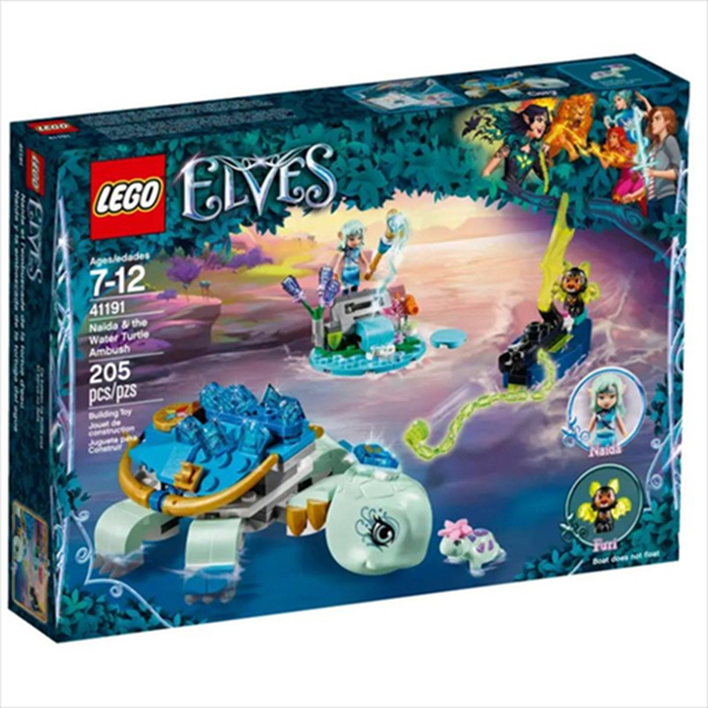 Lego 41191 elves - naida  the water turtle ambush, , medium-null