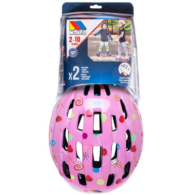 Molto helmet set and protections pink 24305, , medium