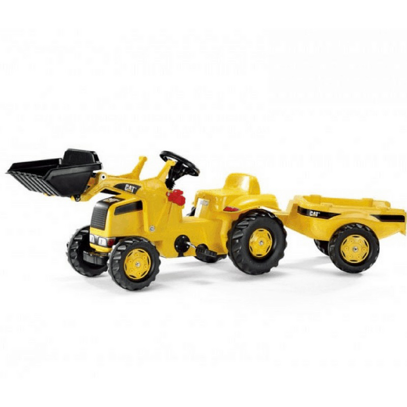 Rolly toys cat tractor and trailer, , medium-null